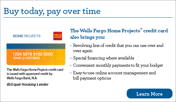 Wells Fargo - Buy Today, Pay over time